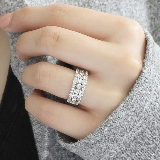 European And American Luxury Starry-ring Bestseller