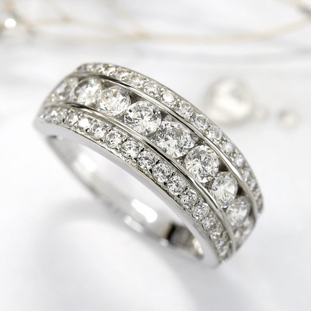 European And American Luxury Starry-ring Bestseller